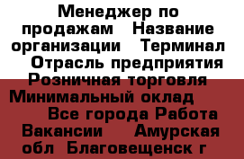 Менеджер по продажам › Название организации ­ Терминал7 › Отрасль предприятия ­ Розничная торговля › Минимальный оклад ­ 60 000 - Все города Работа » Вакансии   . Амурская обл.,Благовещенск г.